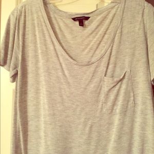 Soft gray tee